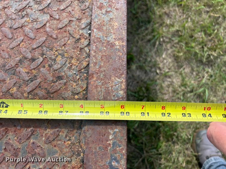 image for item ET3243 1987 Shop built utility trailer