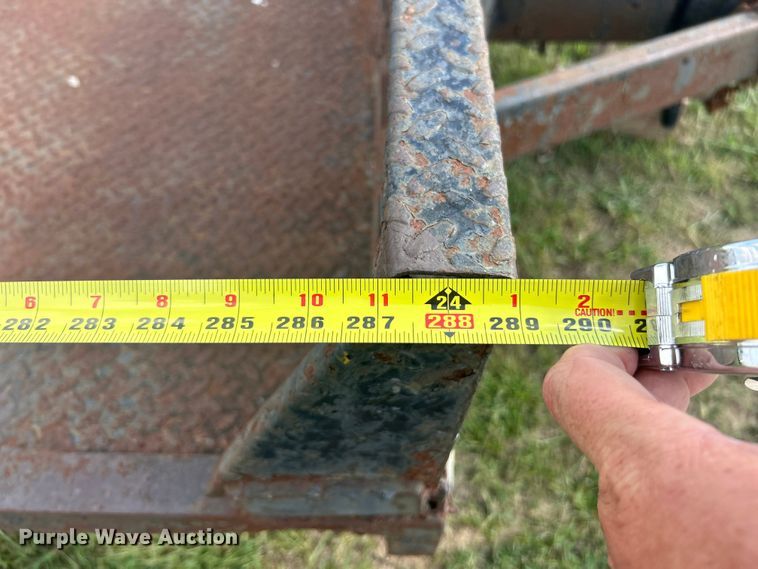 image for item ET3243 1987 Shop built utility trailer