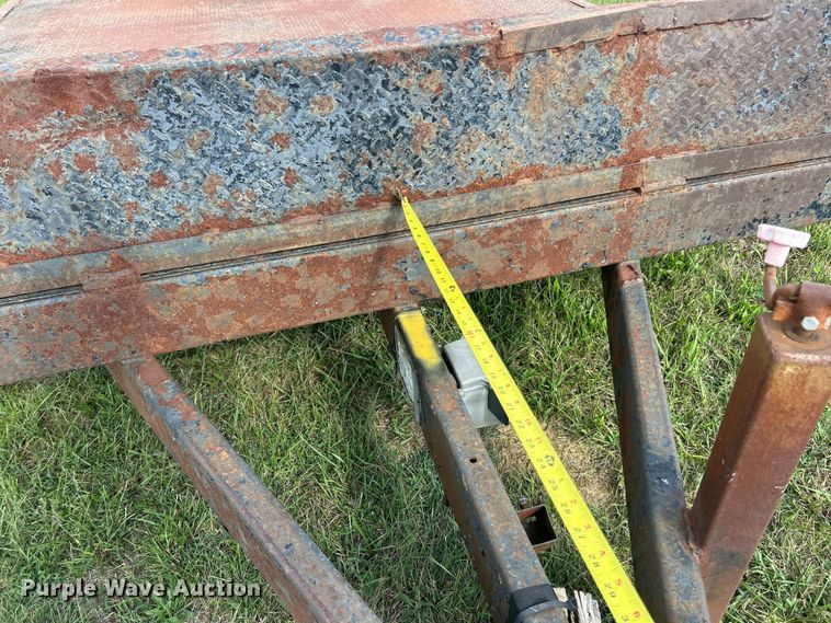 image for item ET3243 1987 Shop built utility trailer