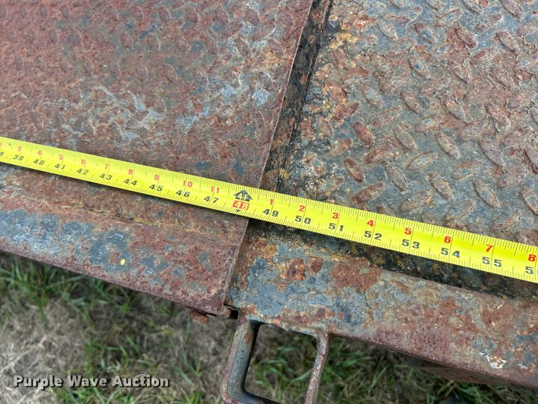 image for item ET3243 1987 Shop built utility trailer