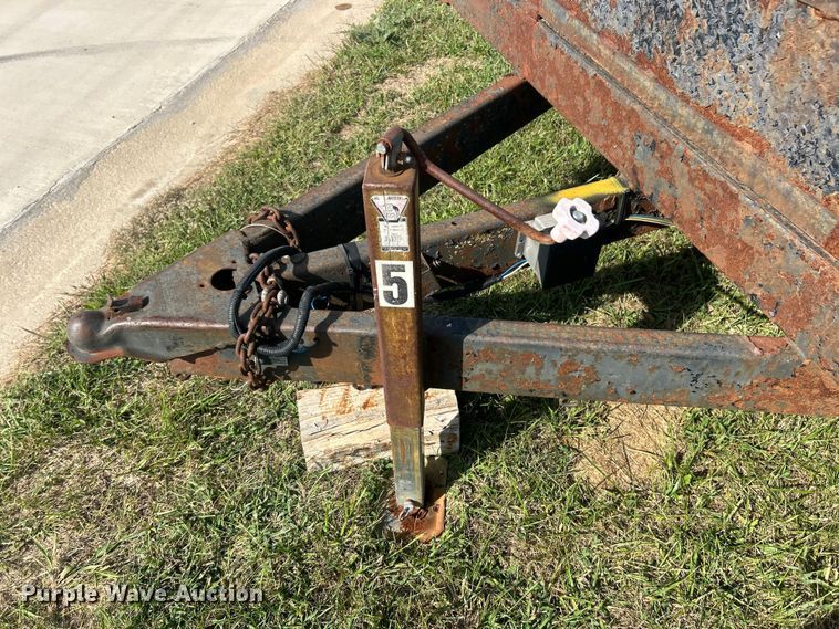 image for item ET3243 1987 Shop built utility trailer