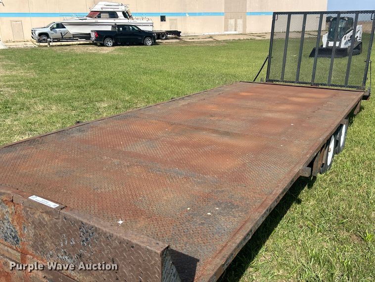 image for item ET3243 1987 Shop built utility trailer