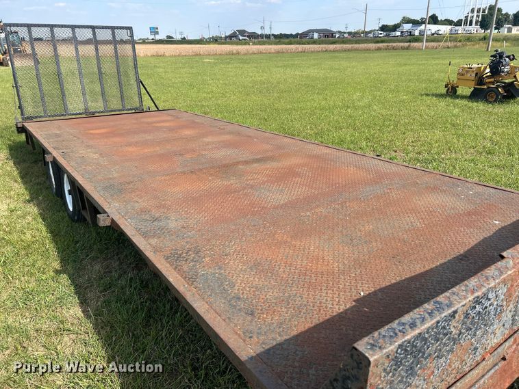 image for item ET3243 1987 Shop built utility trailer