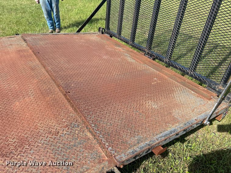 image for item ET3243 1987 Shop built utility trailer