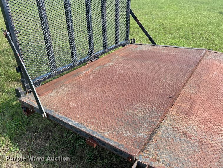 image for item ET3243 1987 Shop built utility trailer