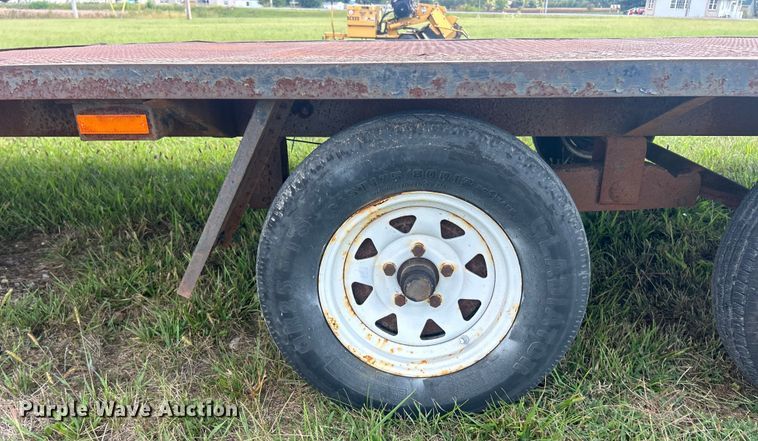 image for item ET3243 1987 Shop built utility trailer