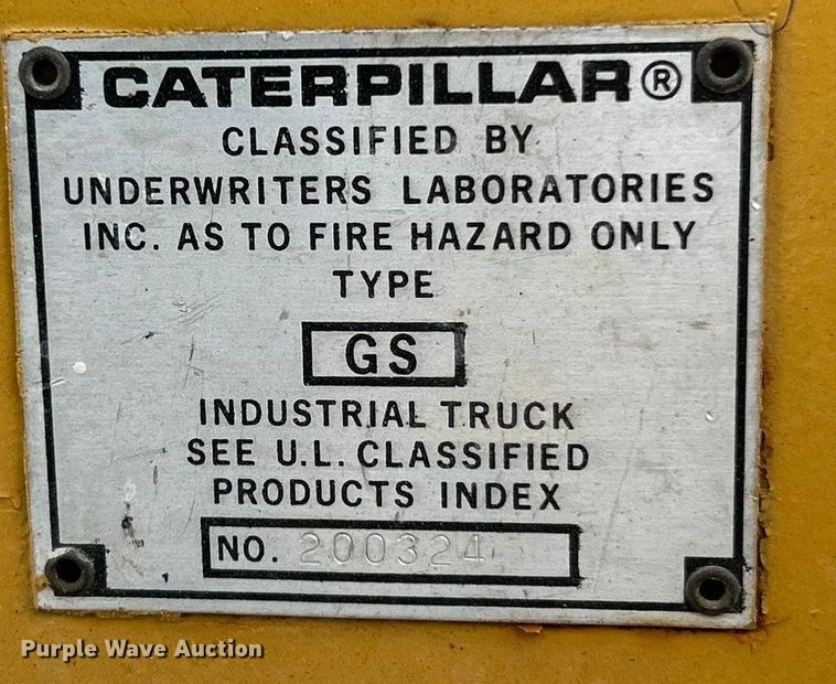 image for item ET3250 Caterpillar T35B forklift