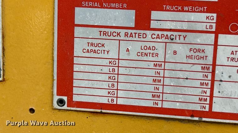 image for item ET3250 Caterpillar T35B forklift