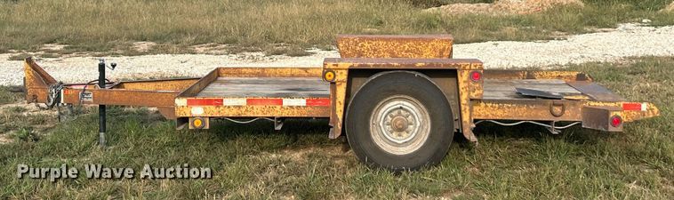 image for item ET3252 2002 Belshe WB-1 equipment trailer