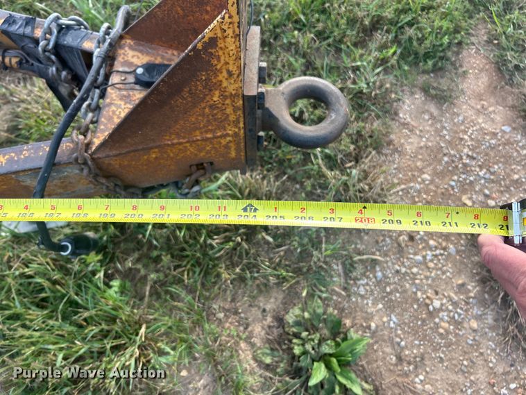 image for item ET3252 2002 Belshe WB-1 equipment trailer