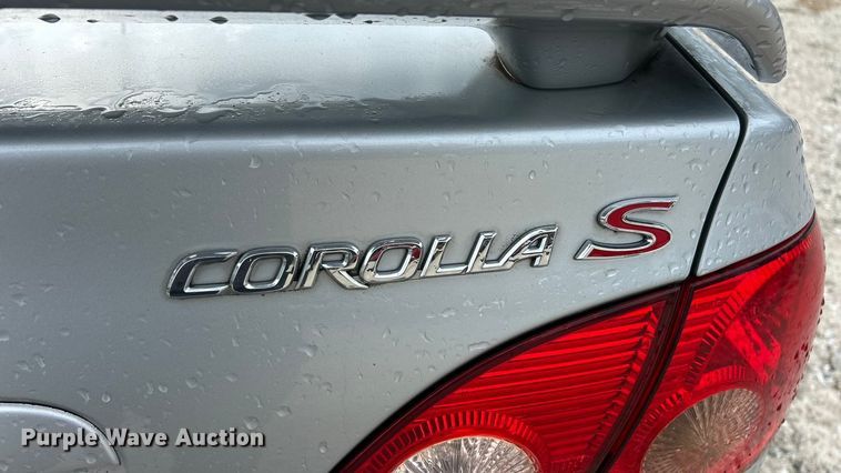 image for item ET3326 2006 Toyota Corolla S 