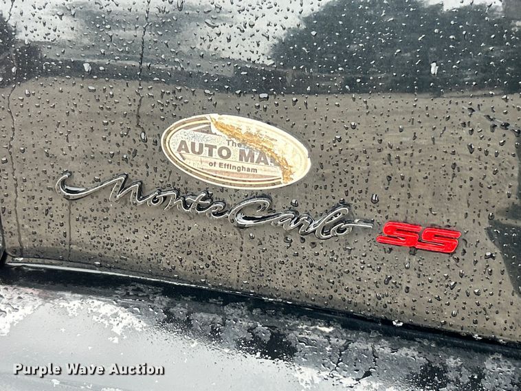 image for item ET3327 2002 Chevrolet Monte Carlo SS 