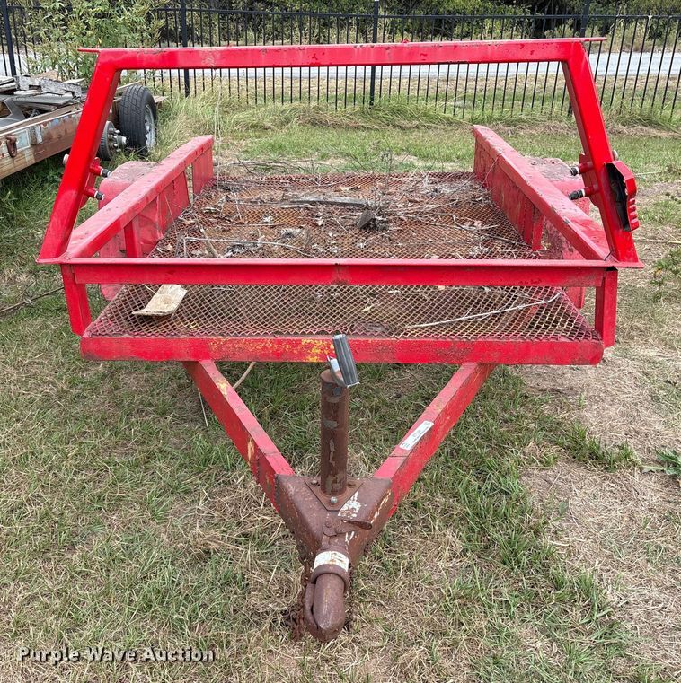 image for item ET7148 Shop built utility trailer