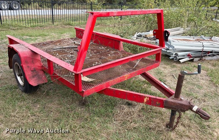 image for item ET7148 Shop built utility trailer