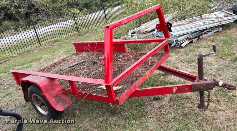 image for item ET7148 Shop built utility trailer