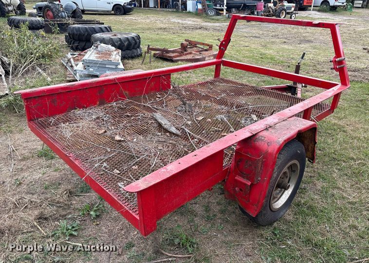 image for item ET7148 Shop built utility trailer