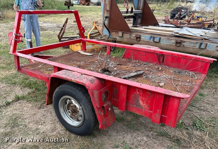 image for item ET7148 Shop built utility trailer
