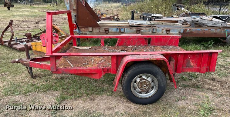 image for item ET7148 Shop built utility trailer