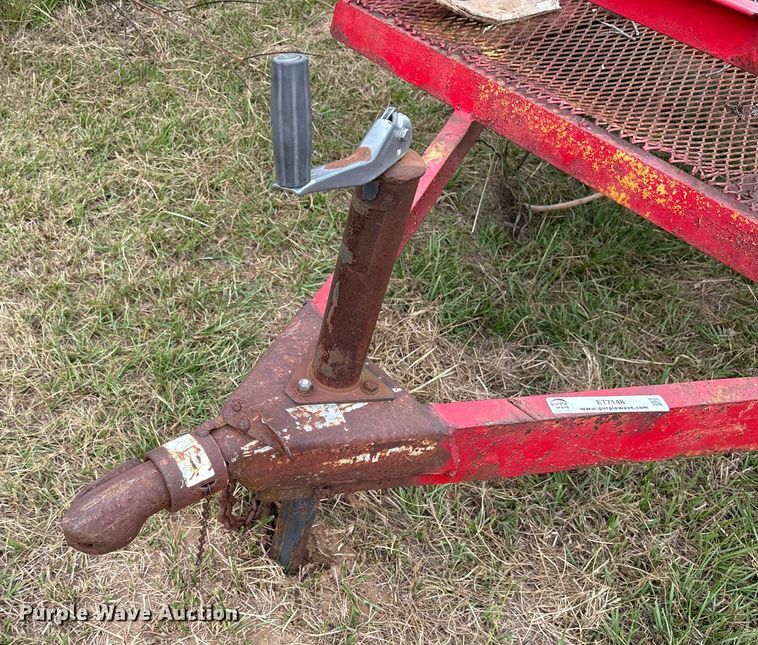 image for item ET7148 Shop built utility trailer