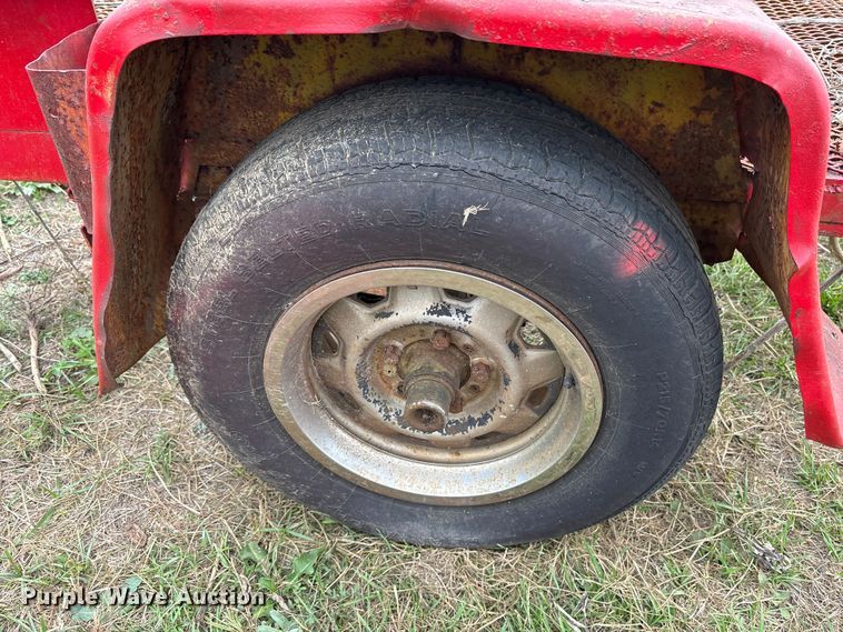 image for item ET7148 Shop built utility trailer