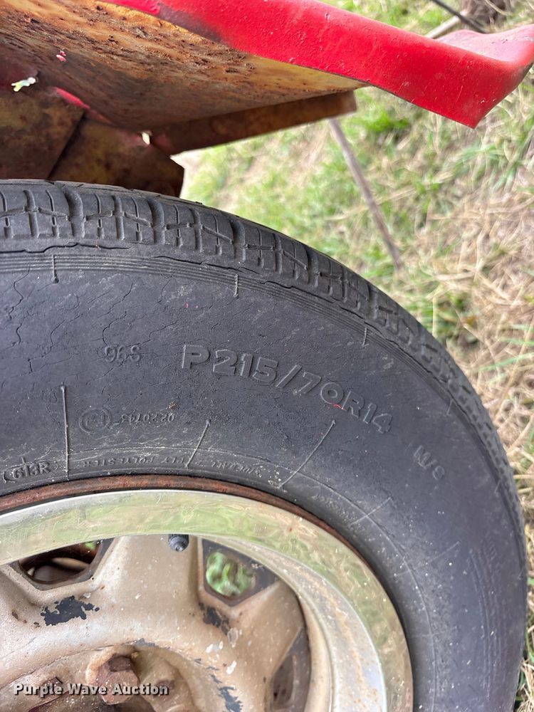 image for item ET7148 Shop built utility trailer