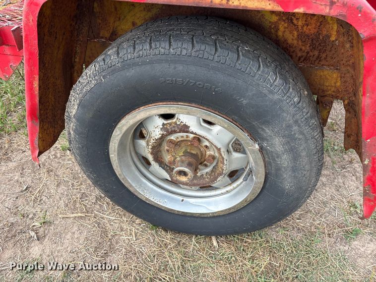 image for item ET7148 Shop built utility trailer