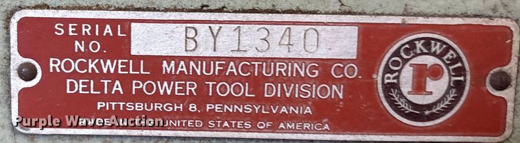 image for item EU0098 Delta Rackwell M-10013 saw