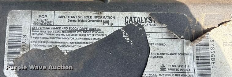 image for item EU0111 1995 Chevrolet K1500 pickup truck