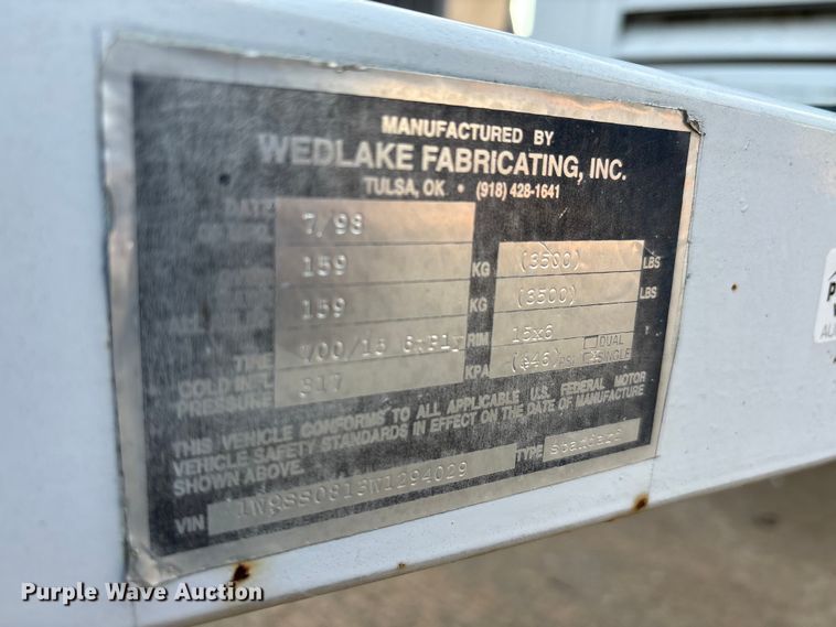 image for item EU0122 1998 Westlake Fabrications generator