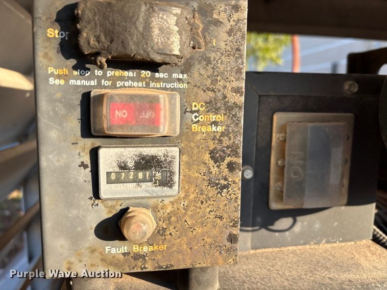 image for item EU0123 1998 Weblake fabricating inc generator