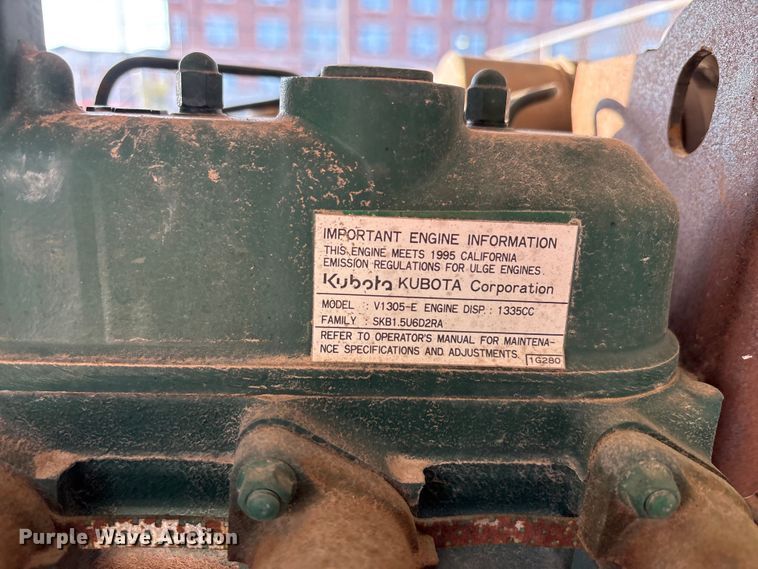 image for item EU0123 1998 Weblake fabricating inc generator