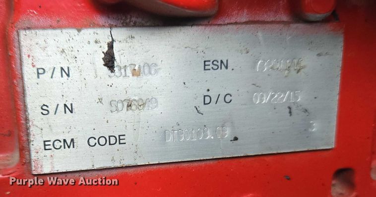 image for item EU3640 2016 International 4000 flatbed truck