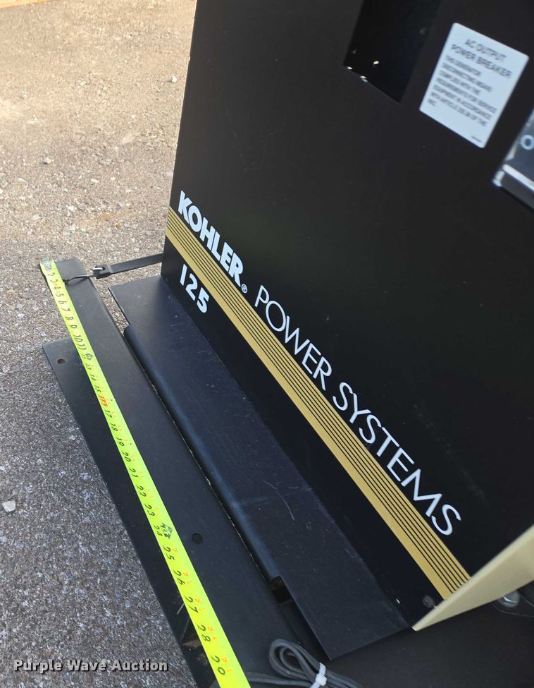 image for item EU3840 2013 Kohler 125RE0ZJG generator