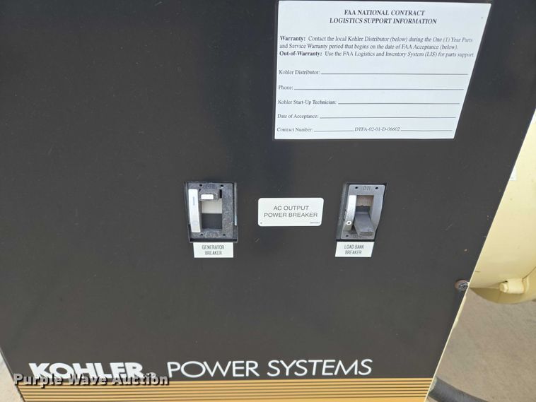 image for item EU3843 Kohler 50RZG generator