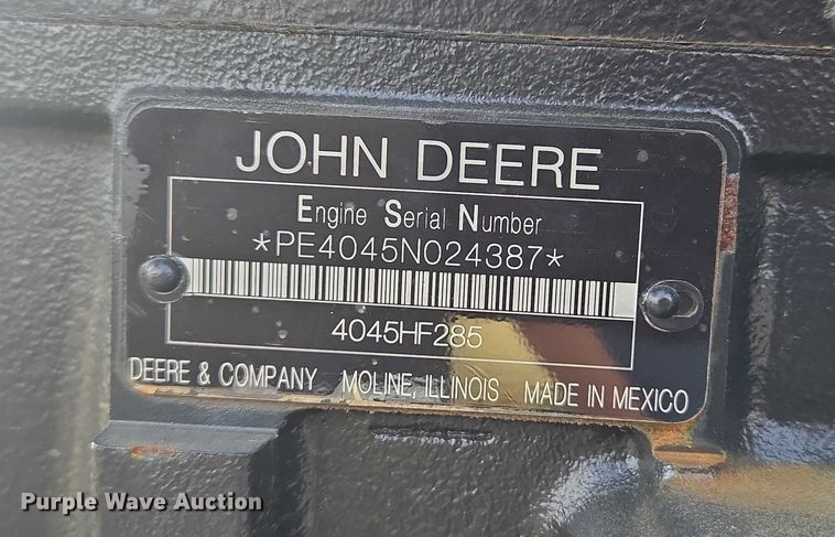 image for item EU3847 John Deere 4045HF285 engine