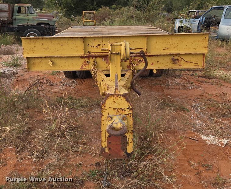 image for item EU3858 Shop built tilt deck equipment trailer