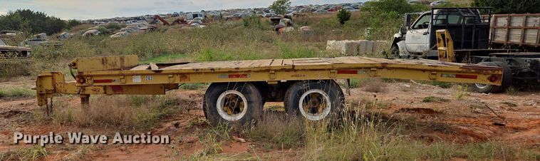 image for item EU3858 Shop built tilt deck equipment trailer