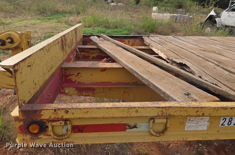 image for item EU3858 Shop built tilt deck equipment trailer