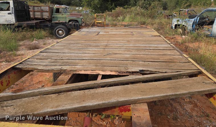 image for item EU3858 Shop built tilt deck equipment trailer