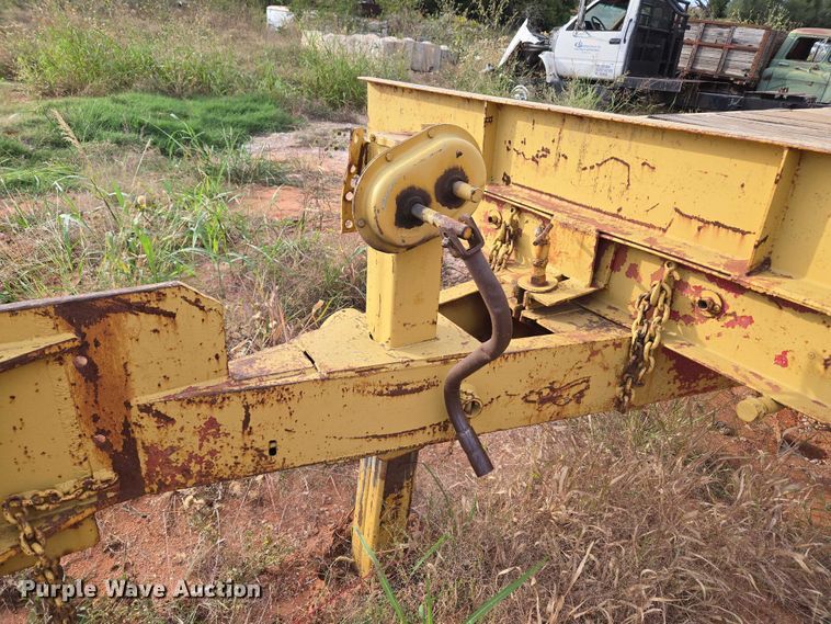 image for item EU3858 Shop built tilt deck equipment trailer