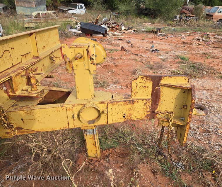 image for item EU3858 Shop built tilt deck equipment trailer