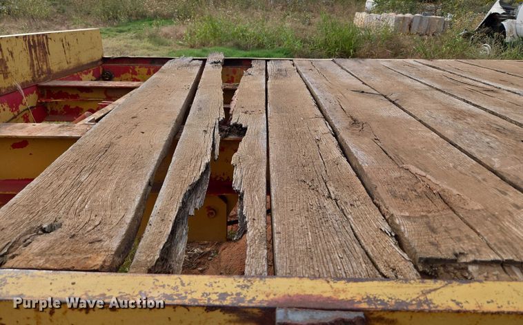 image for item EU3858 Shop built tilt deck equipment trailer