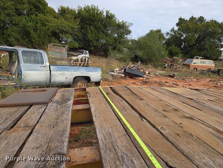 image for item EU3858 Shop built tilt deck equipment trailer