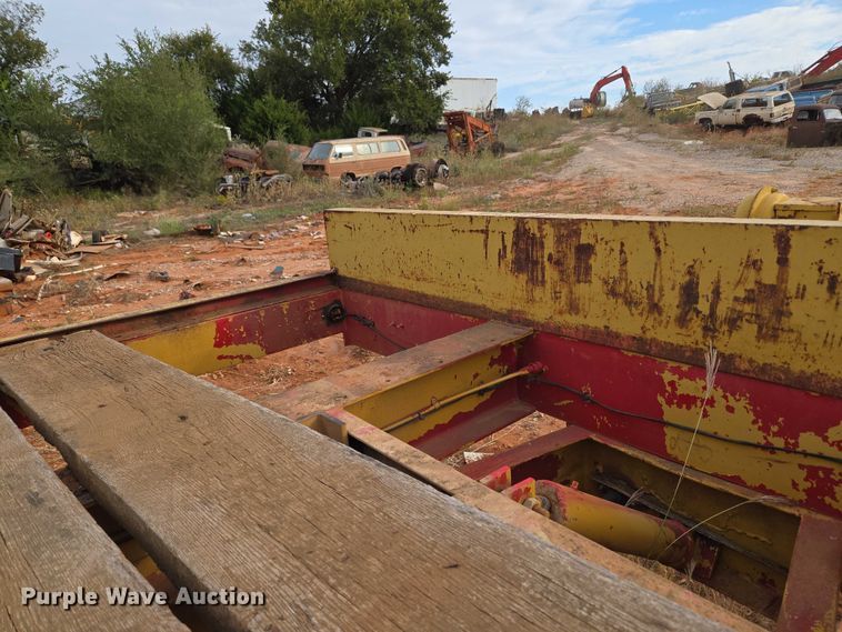 image for item EU3858 Shop built tilt deck equipment trailer