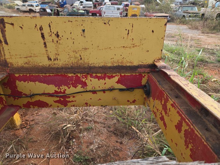 image for item EU3858 Shop built tilt deck equipment trailer