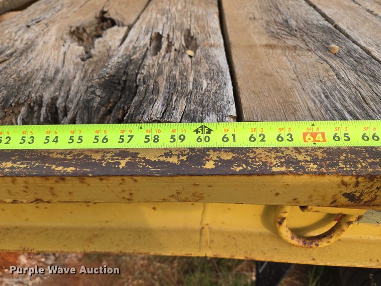 image for item EU3858 Shop built tilt deck equipment trailer