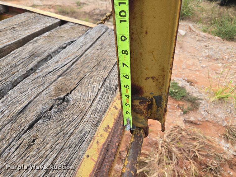 image for item EU3858 Shop built tilt deck equipment trailer