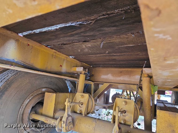 image for item EU3858 Shop built tilt deck equipment trailer