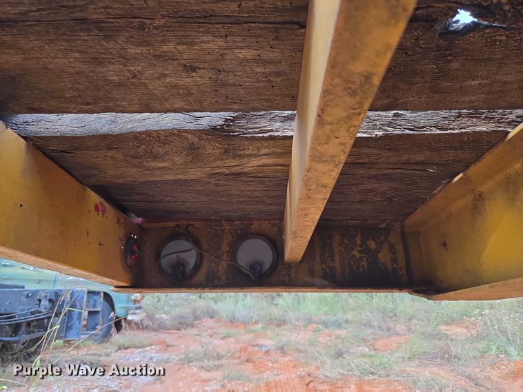 image for item EU3858 Shop built tilt deck equipment trailer