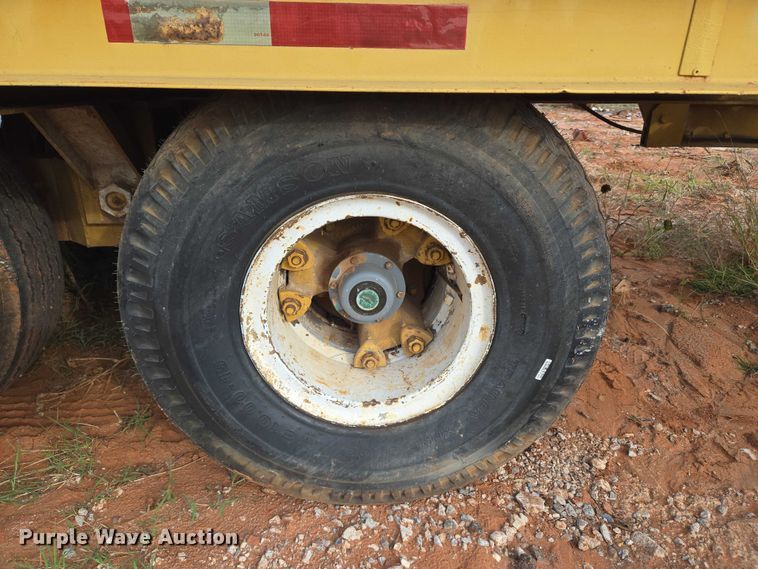 image for item EU3858 Shop built tilt deck equipment trailer